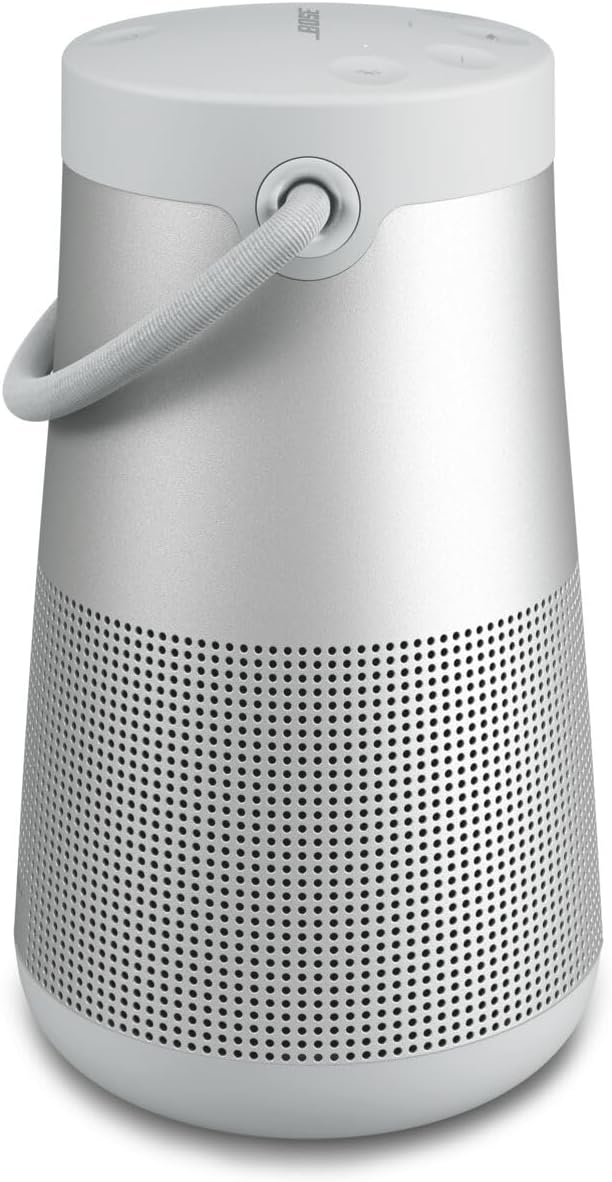 Portable Bluetooth speaker - Wireless waterproof speaker, equipped with long-lasting battery and handle, black version(Black)