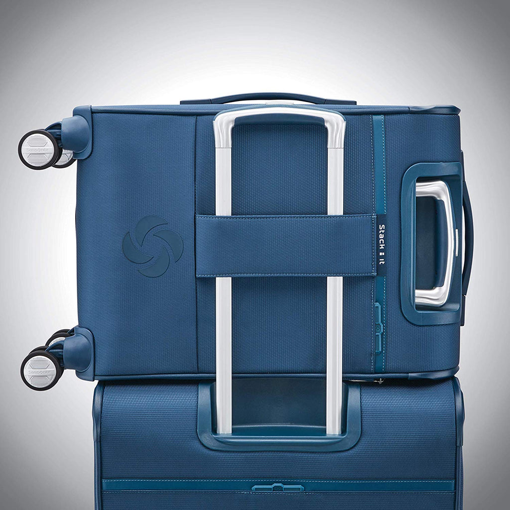 Samsonite Solyte DLX Carry on Expandable Spinner Mediterranean Blue