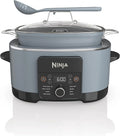 8.5L Multi-Function Cooking Pot  8-in-1 (Slow Cooker, Steamer, etc.), Non-Stick, 500°F Safe, Sea Salt Grey