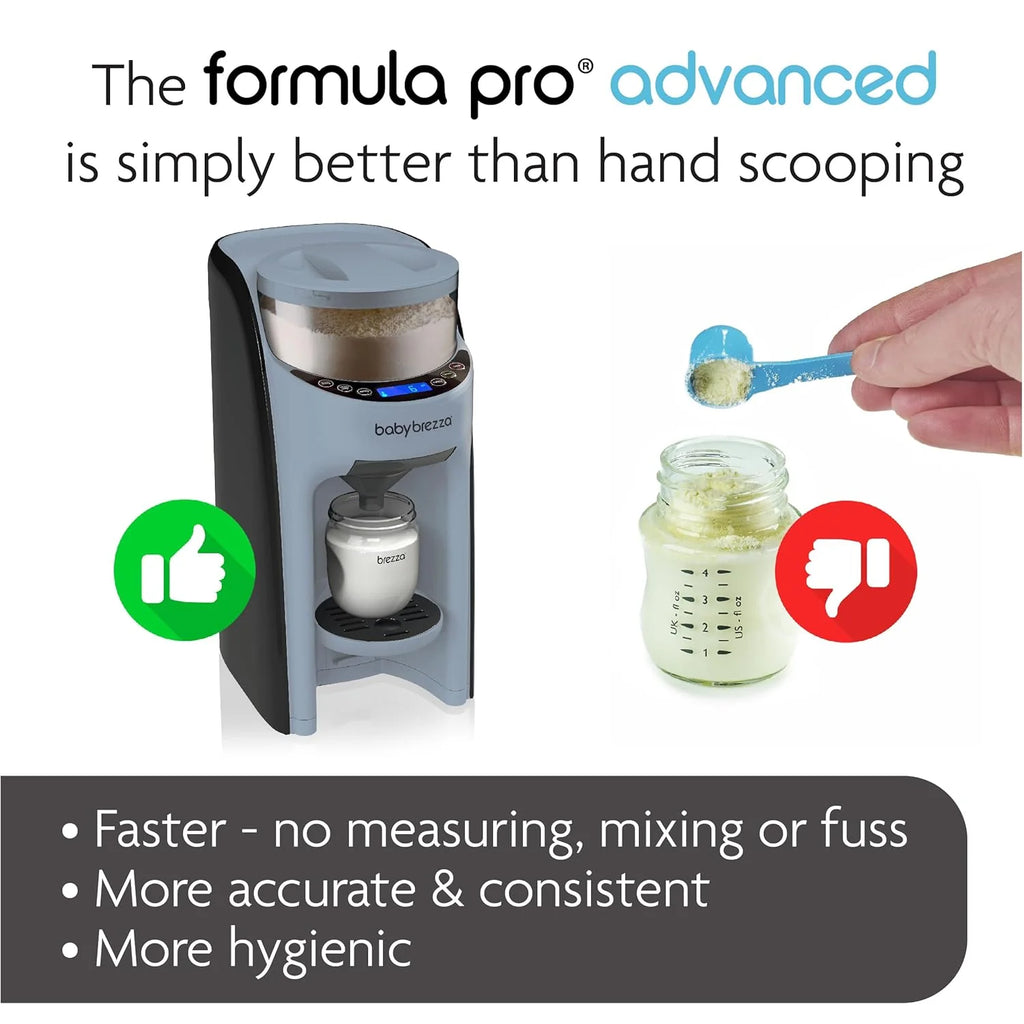 New and Improved Formula Pro Advanced Formula Dispenser Machine - Automatically Mix a Warm Formula Bottle Instantly - Easily Make Bottle with Automatic Powder Blending, Slate(Slate)