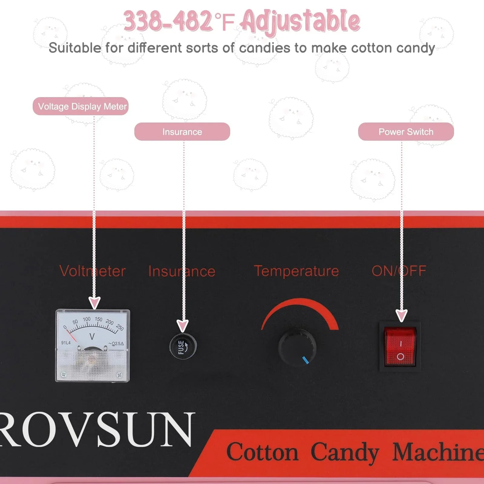 21 Inch Cotton Candy Machine Cart