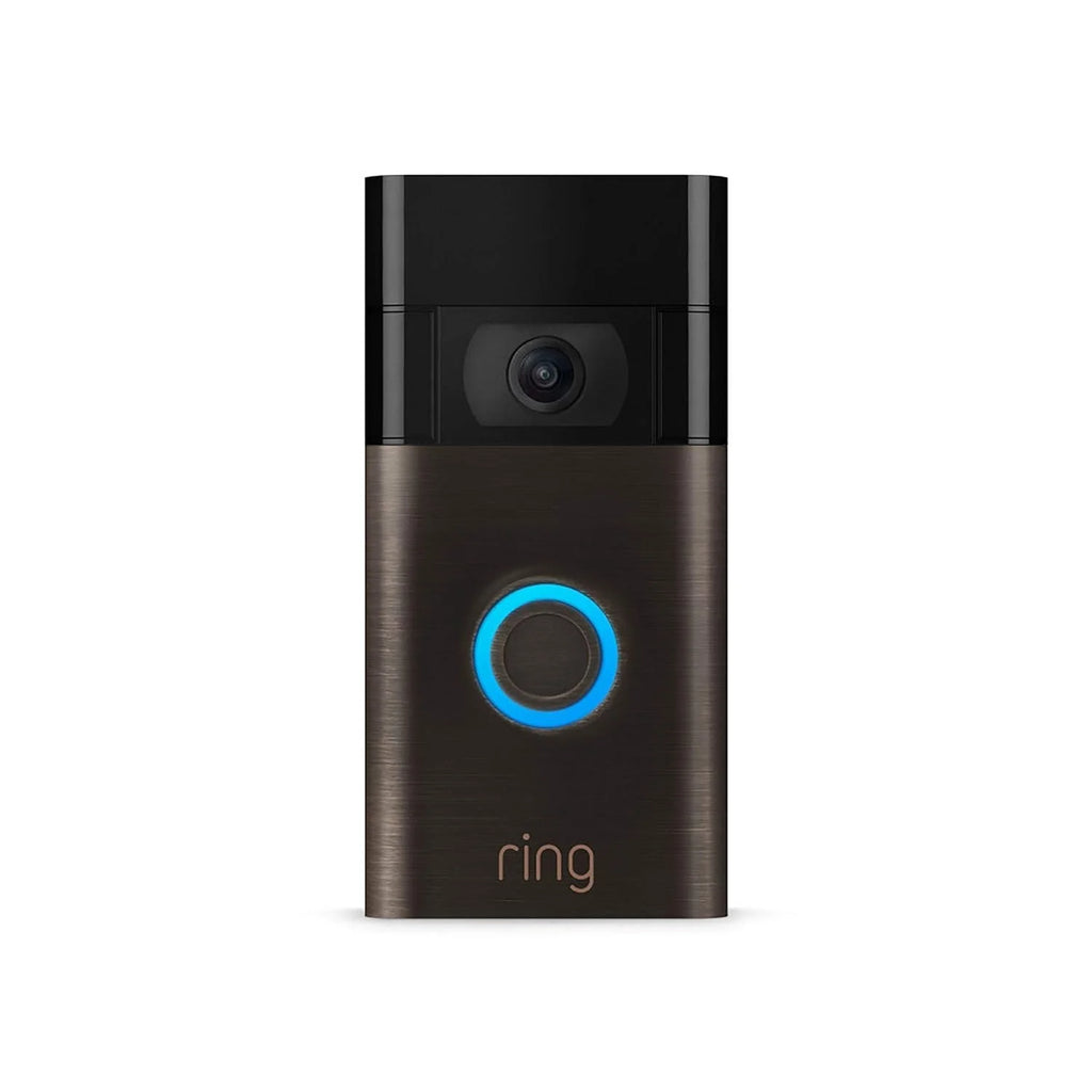 Ring Video Doorbell with Ring Stick Up Cam (White) and Ring Alarm 8-piece (White)(Venetian Bronze/with Ring Stick Up Cam and Alarm 8PC)