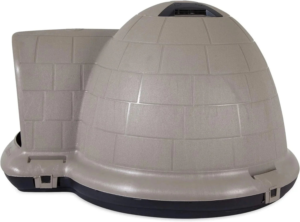 Petmate Indigo Dog House (Igloo Dog House, Made in USA with 90% Recycled Materials, All Weather Protection Pet Shelter) for XL Dogs 90 to 125 pounds, Made in USA(Default Title)
