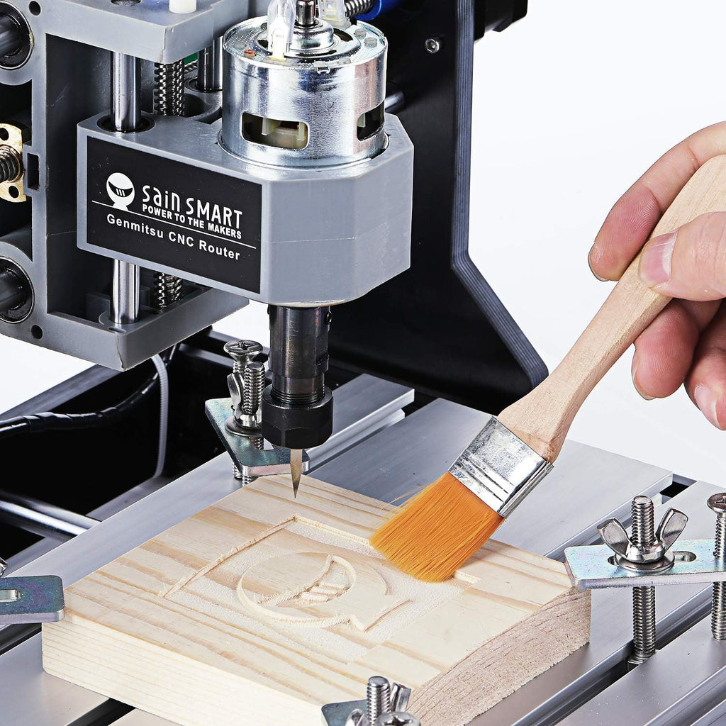 Router Kit GRBL Control 3 Axis Plastic Acrylic PCB PVC Wood Carving Milling Engraving Machine with Offline Controller, XYZ Working Area 300 x 180 x 45mm(3020-PRO MAX)
