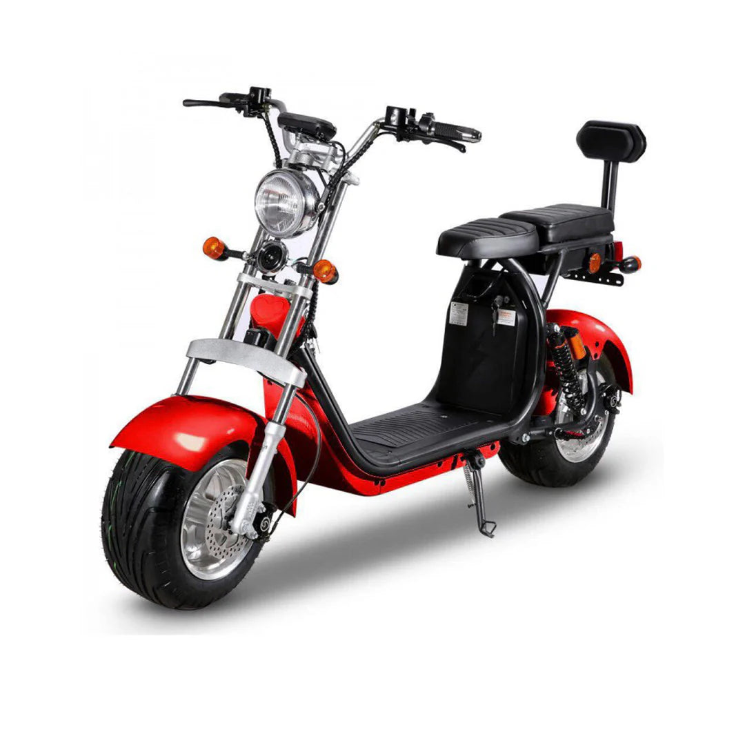Fanco CITY COCO RANGE 2 AUTONOMIE 110 KM 1500 WATTS 40AH HOMOLOGUéE ROUTE(Rouge)