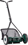 Mower Company 1725-16GC 16-inch 7-blade reel mower with grass debris collection device, designed specifically for lawns, green model(16-Inch， 7-Blade with Grass Catcher)