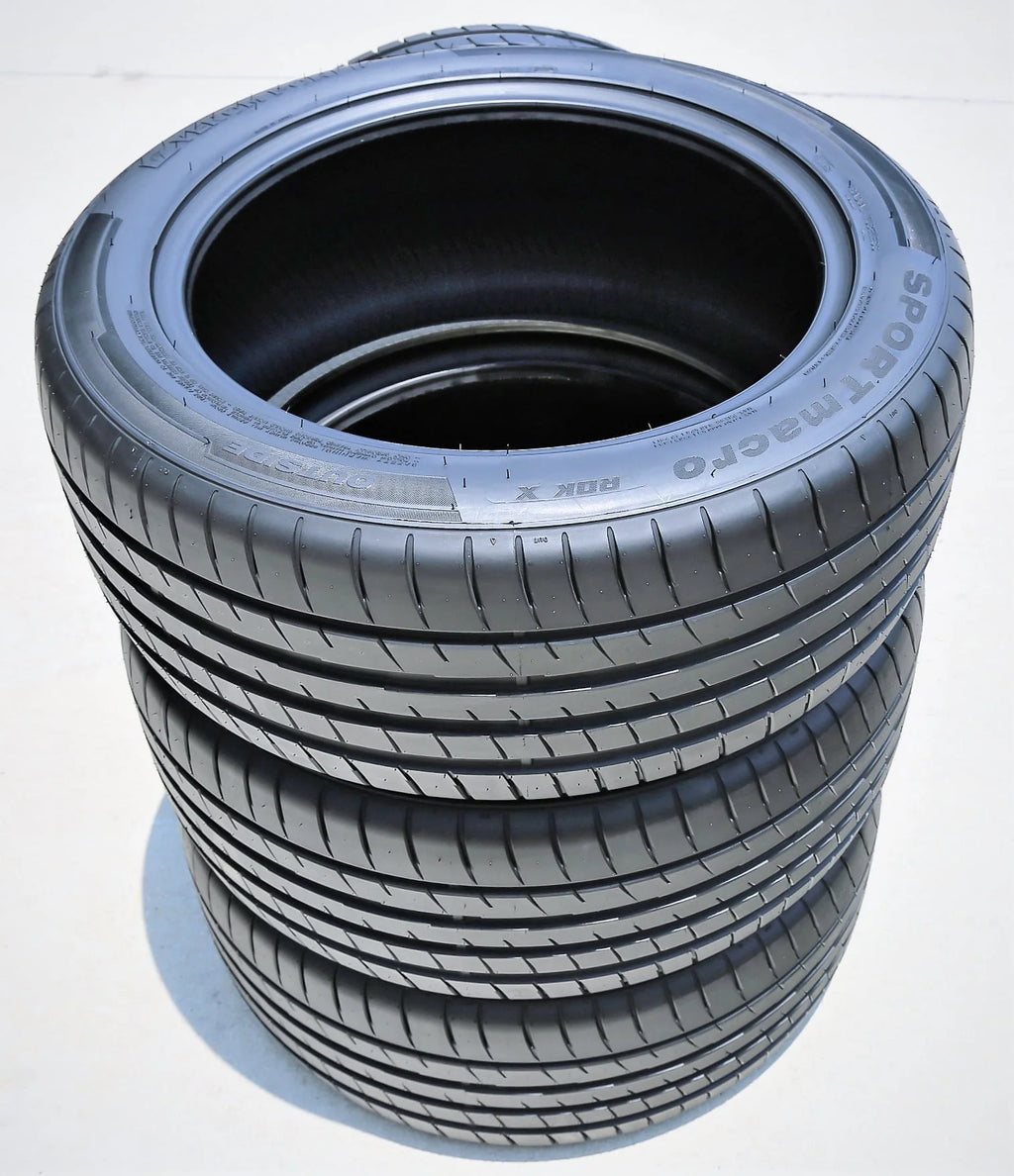 A set of 4 (quad) 275/45R19 ZR 108W XL A/S high-performance all-season tires for: 2008-09 Acura MDX base, 2008 Volkswagen Touareg TDI