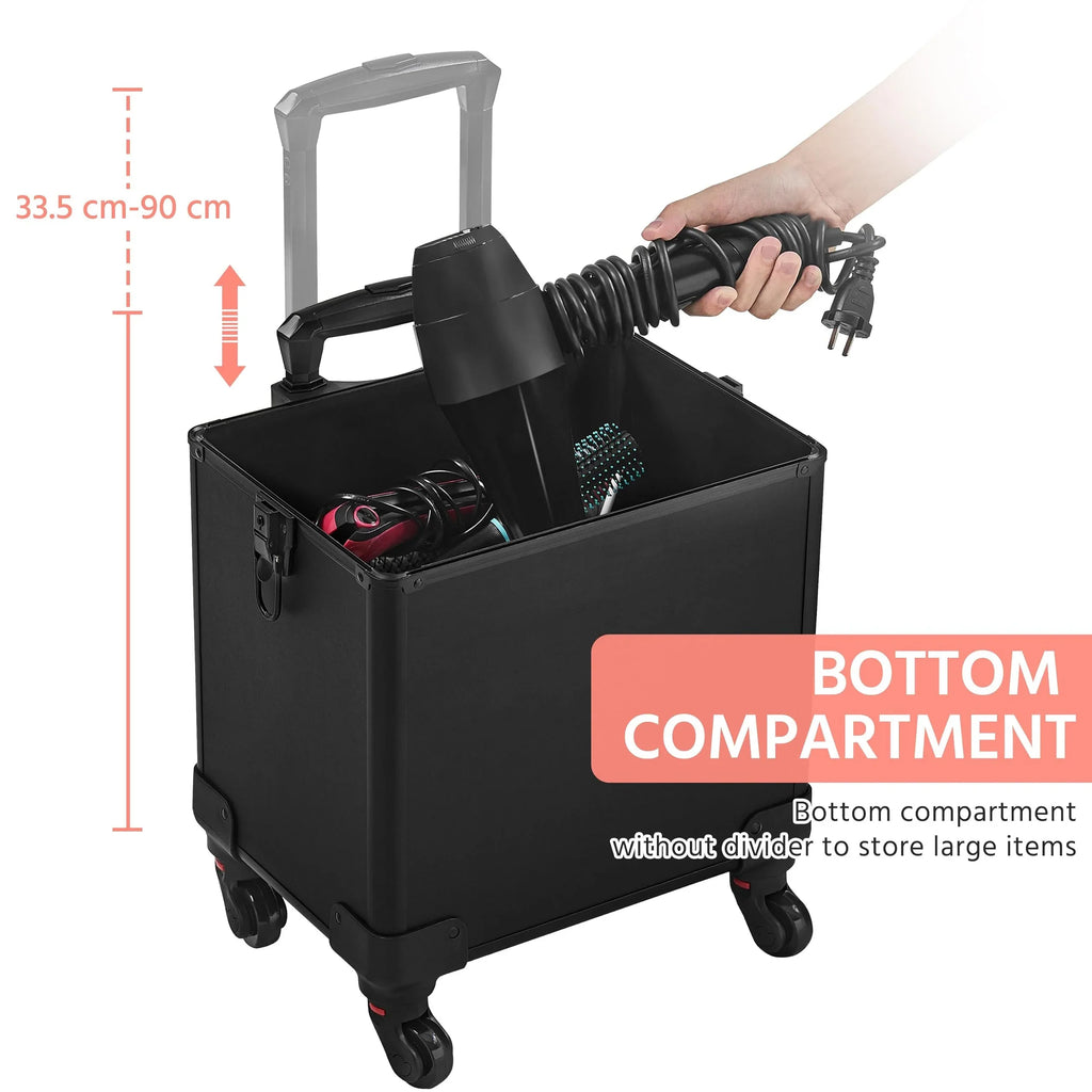 4 in 1 Professional Makeup Train Case