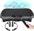 Vibration Plate Fitness Platform, Full Body Workout Machine, Lymphatic Drainage  Weight Loss for Men Women(SLIM-GRAY)