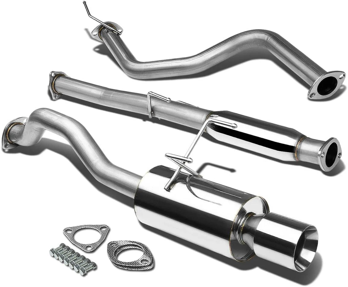 CBE-HC922-NRT Stainless Steel Cat Back Exhaust System [Compatible with 92-00 Honda Civic Coupe/Sedan]