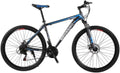 21-Speed Men's Mountain Bike Double Disc Brake 29 Inches All-Terrain City Bikes Adults Only Outdoor Cycling Hard Tail Front Suspension,C
