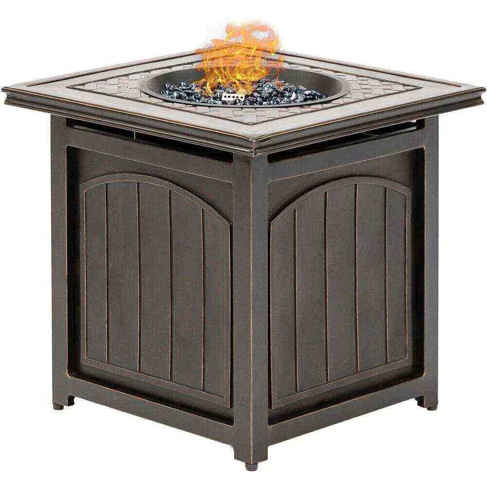 Orleans 5-Piece Steel Patio Fire Pit Conversation Set with Navy Blue C - Bed Bath  Beyond(Red)