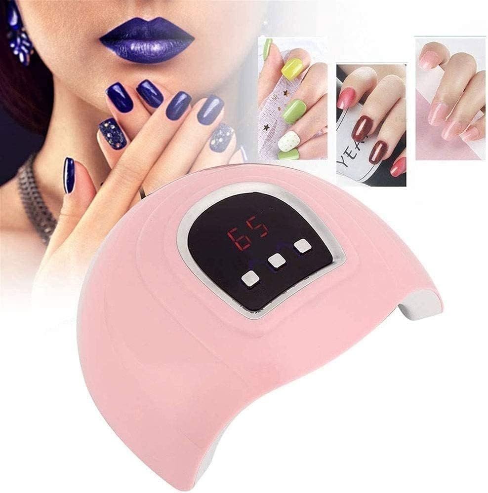Gel Nail Lamp 54W LED Nail Light Fast Nail Dryer for Gel Polish Curing with 4 Timers Automatic Sensor