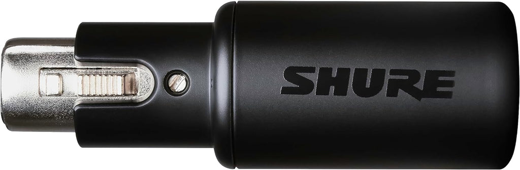 Digital Interface with Headphone Jack, Integrated Pre-amp with 60dB Gain Control, Zero-Latency Monitoring, 48V Phantom Power, ShurePlus Desktop App, 1m USB-C Cable