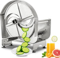 Commercial Manual Vegetable Slicer, 0.212mm Adjustable, Stainless Steel