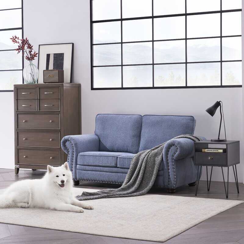 Norberto 66'' Rolled Arm Loveseat - Bed Bath  Beyond