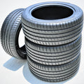 A set of 4 (quad) 275/45R19 ZR 108W XL A/S high-performance all-season tires for: 2008-09 Acura MDX base, 2008 Volkswagen Touareg TDI
