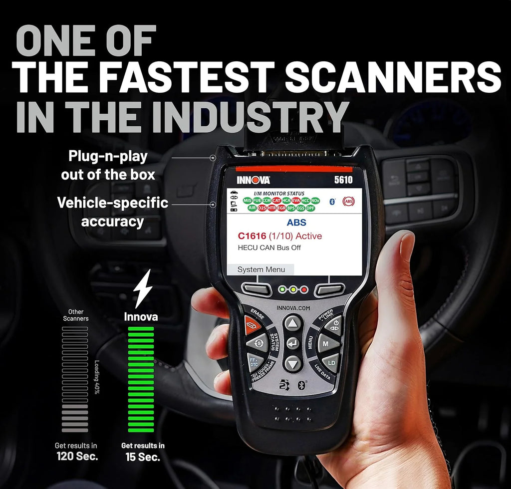 Innova 5610 OBD2 Bidirectional Scan Tool with Updates  Support