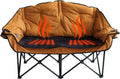 Outdoor equipment bear friend warm chair, with dimensions of 39 inches  10 inches  10 inches, and color of red/black.(Grey)