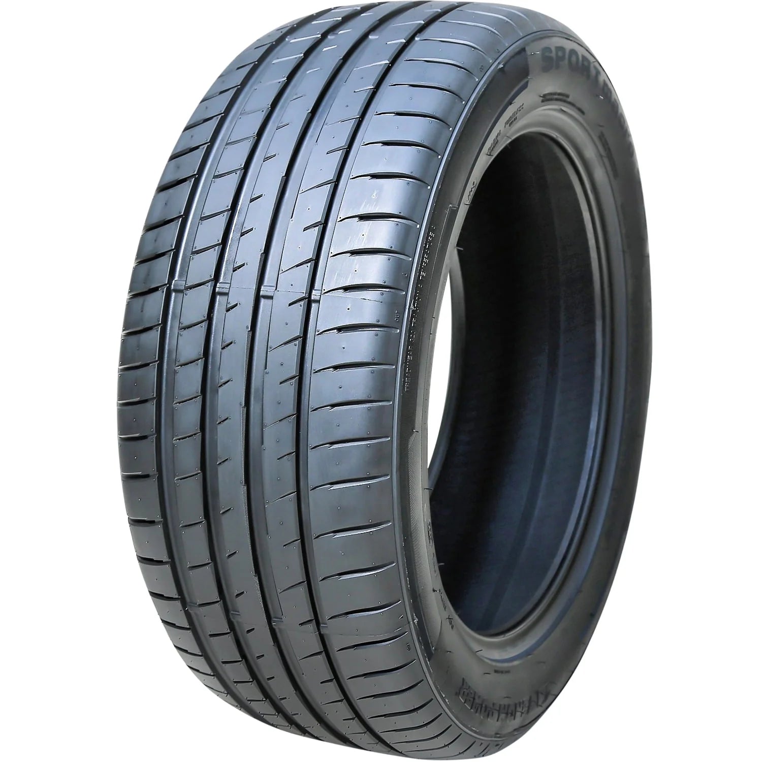 A set of 4 (quad) 275/45R19 ZR 108W XL A/S high-performance all-season tires for: 2008-09 Acura MDX base, 2008 Volkswagen Touareg TDI