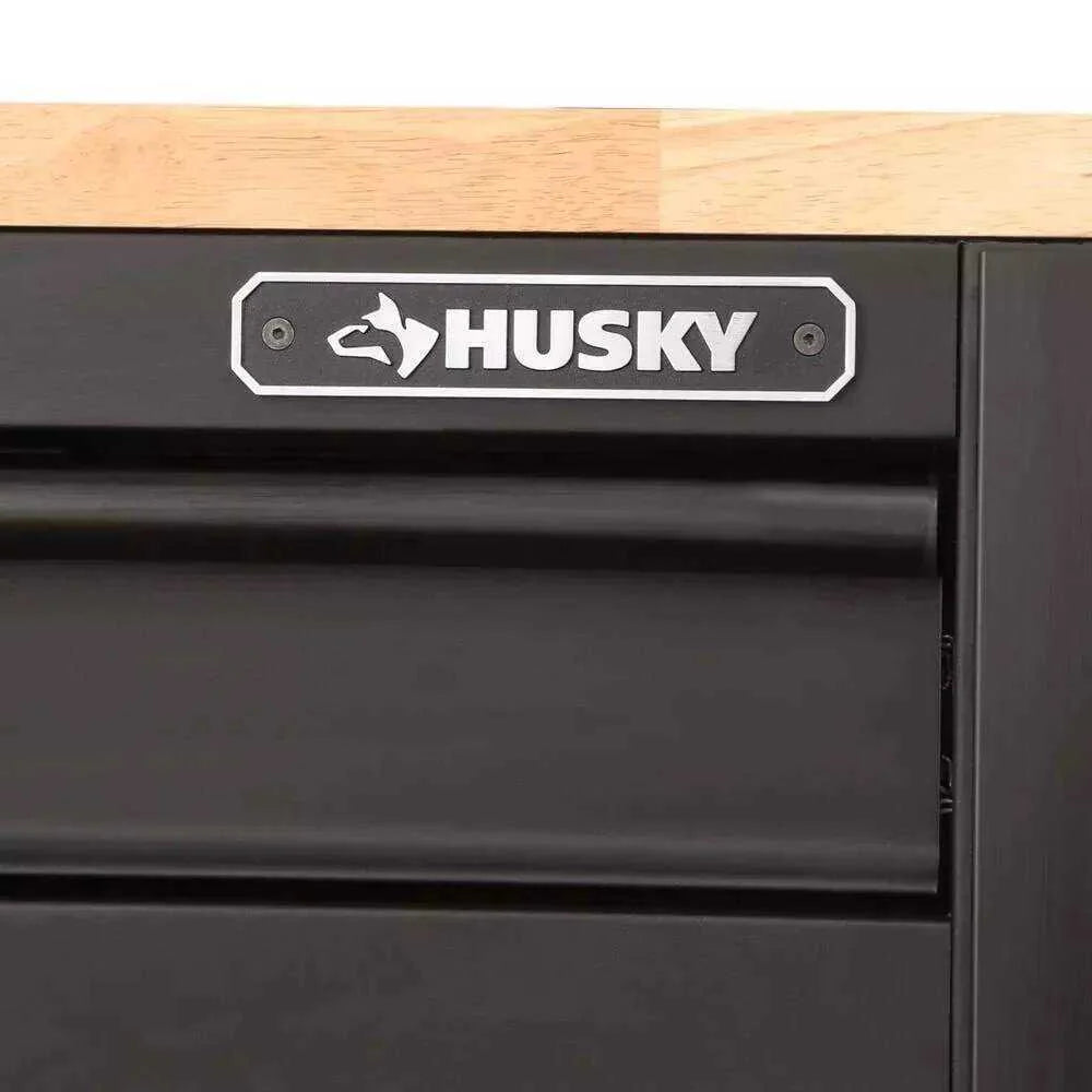 HEAVY-DUTY 60 IN. W 10-DRAWER, DEEP TOOL CHEST MOBILE WORKBENCH IN MATTE BLACK