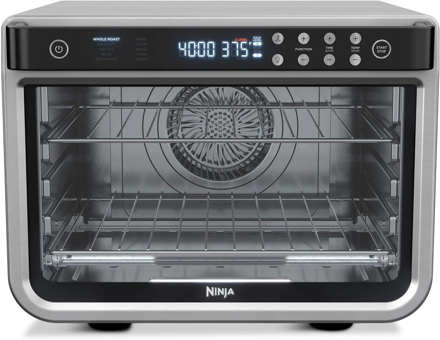Professional air oven - truly circular convection - large countertop oven - air oven - used for air baking, roasting, drying, pizza making, and family meals - 1800 watts