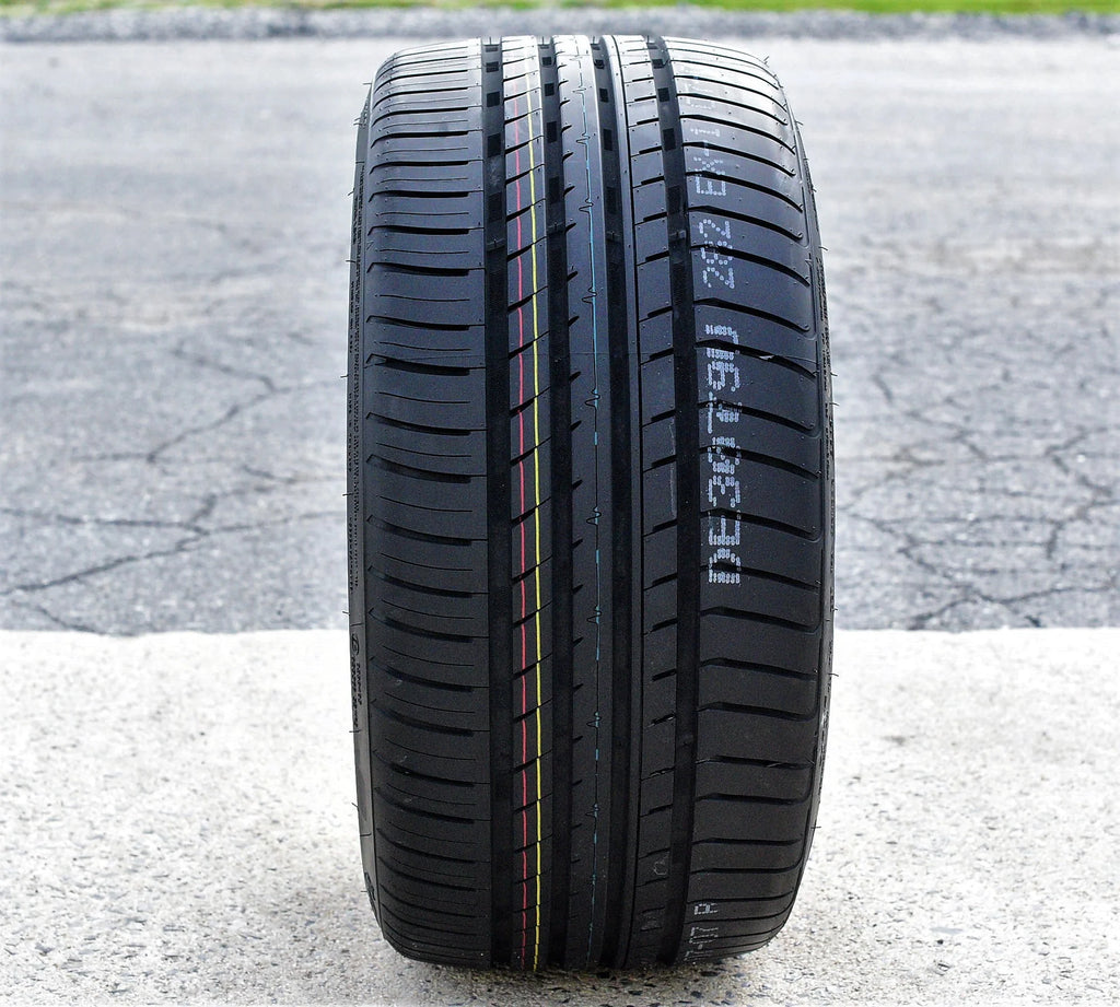 A set of four (four) 255/35R19 ZR 96Y XL full season performance tires fit: 2013 Audi A4 Quattro Premium Plus, 2009-14 Audi A4 base